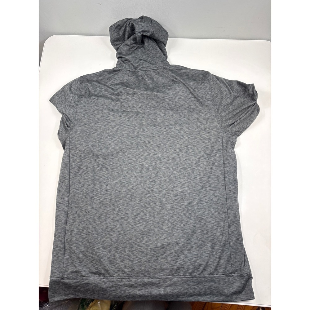 VRST Performance Hoodie Gray Space Dye Lightweight Athletic Shirt Mens L - Picture 9 of 9